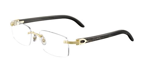 used cartier buffalo horn glasses